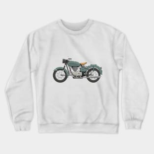 Minimal Moto Design Crewneck Sweatshirt